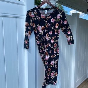Brenda’s Black Floral Dress